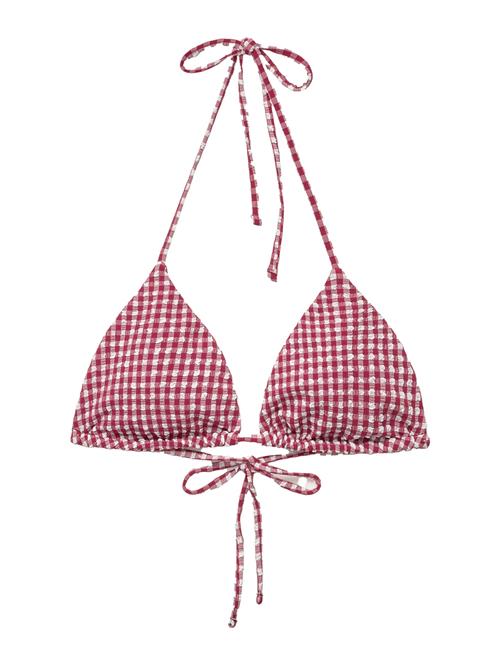 Se Pull&Bear Bikinioverdel  grenadine / hvid ved About You