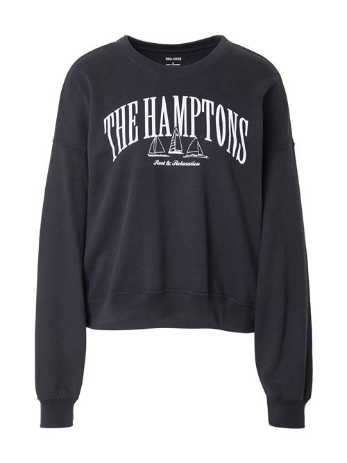 HOLLISTER Sweatshirt 'NOSTALGIA'  sort / hvid