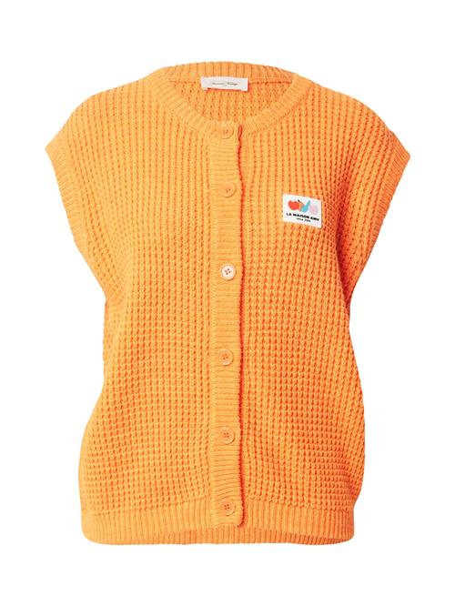 AMERICAN VINTAGE Strikvest  lyseblå / orange / rosé / hvid