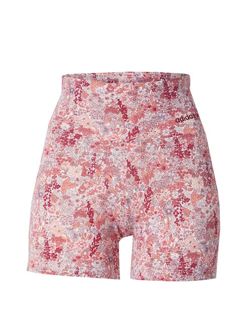 ADIDAS ORIGINALS Leggings 'Adidas Originals x Liberty London'  lilla / pastelrød / mørkerød / offwhite