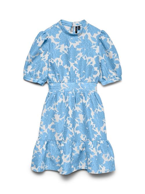 VERO MODA Kjole 'VMSulle'  lyseblå / hvid