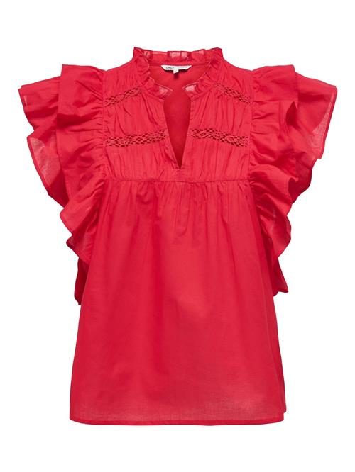 ONLY Bluse 'ONLSunny'  rød