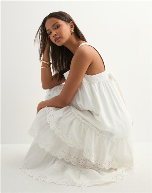 Vero Moda - Hvid - Vmpeach Sl 7/8 Dress Wvn