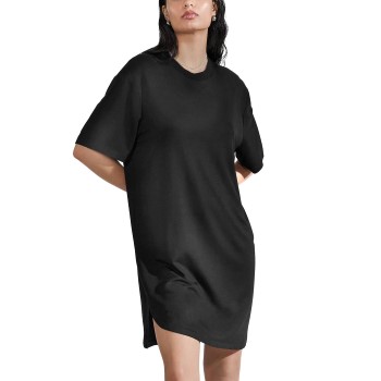 Bread & Boxers Bread and Boxers Soft Fiber T Shirt Dress Sort viskose Small Dame