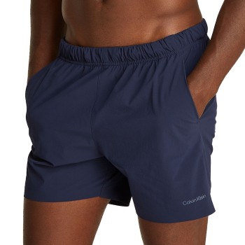 Calvin Klein Badebukser Medium Drawstring Swim Short CK Tech Mørkblå nylon X-Large Herre