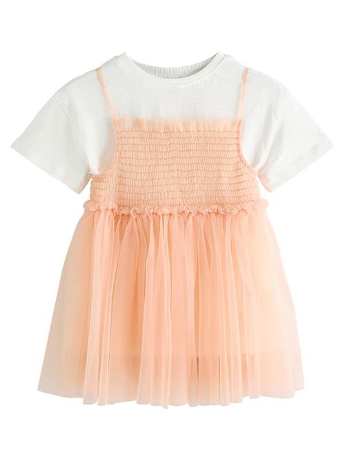 Next Kjole 'Set'  pink / hvid