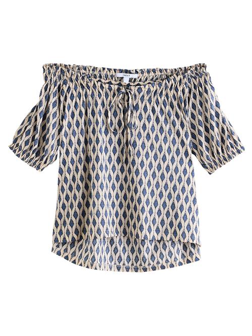 Next Bluse  beige / blå