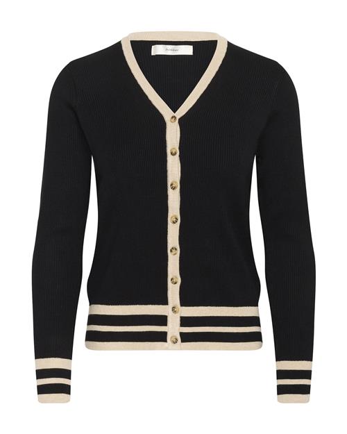 InWear Cardigan 'Leenah'  beige / sort