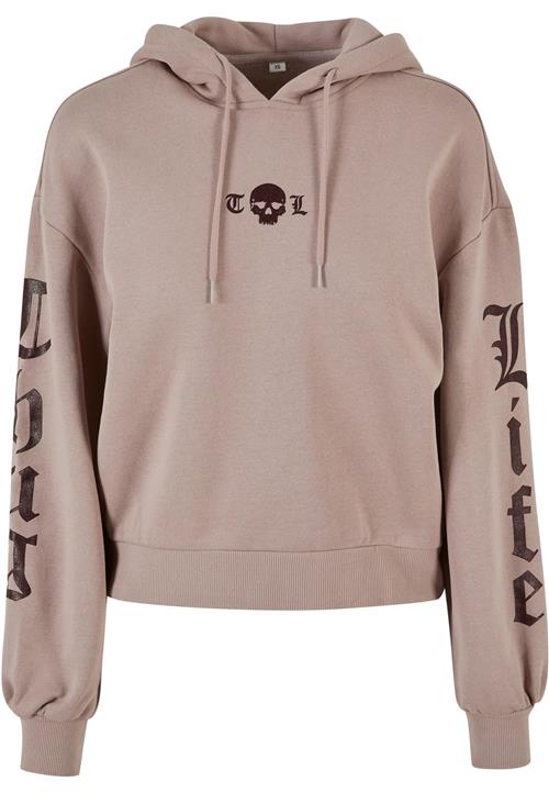 Thug Life Sweatshirt 'Caution'  cyclam / rosé