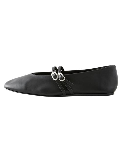 Se Next Ballerinasko 'Mary-Janes'  sort / sølv ved About You