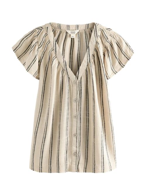 Next Bluse  beige / sort