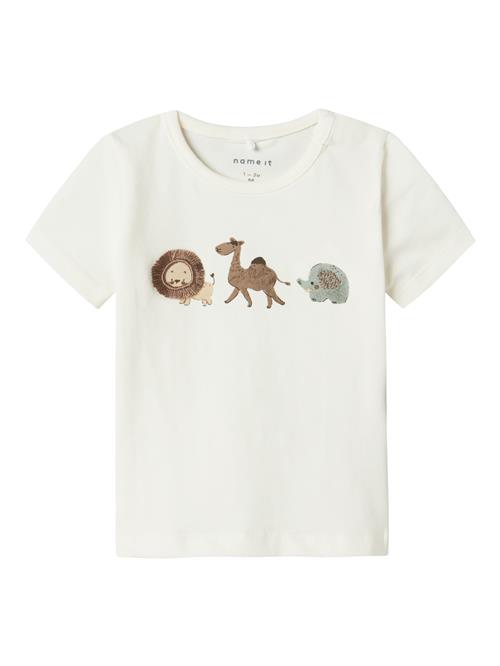 NAME IT Shirts 'NBMJUKE'  umbra / citron / lysegrøn / hvid