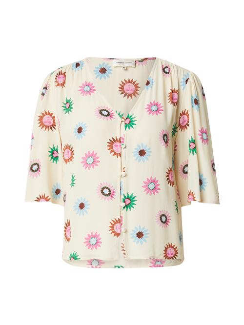 Se Fabienne Chapot Bluse 'Starlet'  creme / cognac / grøn / pink ved About You