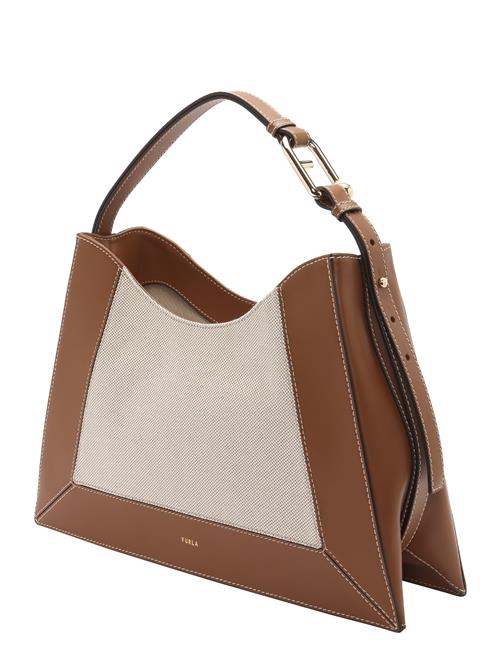 FURLA Skuldertaske 'NUVOLA'  beige / brun