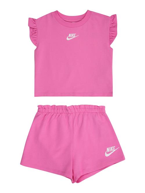 Nike Sportswear Joggingdragt  pink / hvid