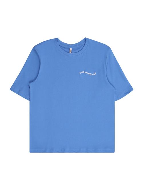 ONLY GIRLS Bluser & t-shirts 'KOGREX'  blå / hvid