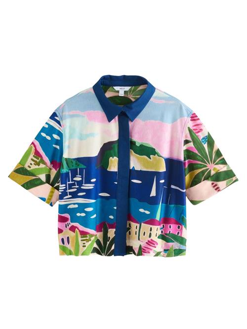 Next Bluse  blå / oliven / lyserød / mørk pink