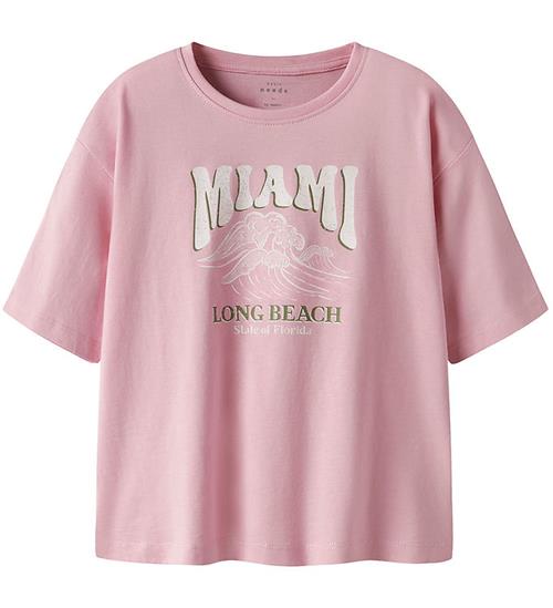 Name It T-shirt - NkfVeen - Cameo Rose/Miami