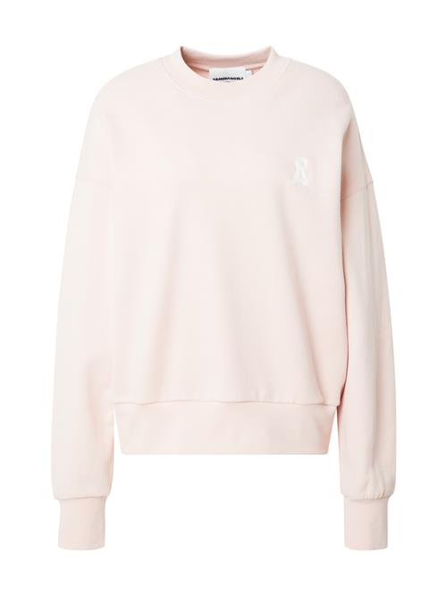 ARMEDANGELS Pullover 'Alizaa'  lyserød / hvid