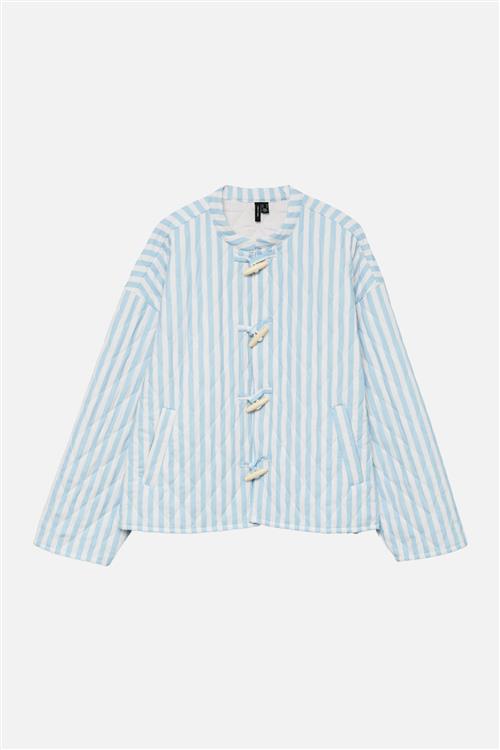 Siri Quiltet Jakke - Chambray Blå - XL - Vero Moda