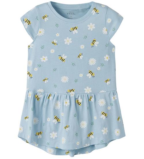 Name It Kjole - NmfVigga - Noss - Cool Blue/Bubblebee