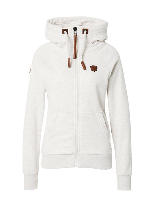 naketano Sweatjakke  beige-meleret / brun