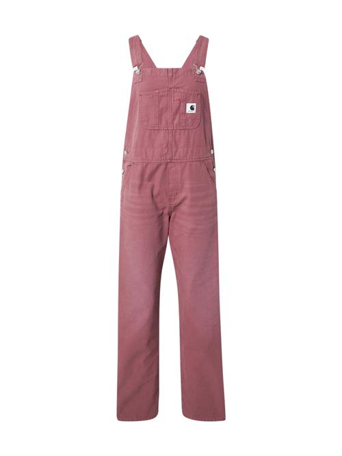 Carhartt WIP Overalls  mørk pink / sort / hvid
