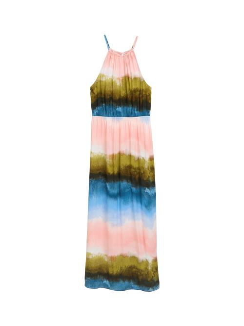 TOM TAILOR DENIM Sommerkjole  himmelblå / oliven / pastelpink / hvid