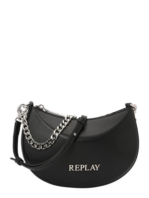 REPLAY Skuldertaske  sort