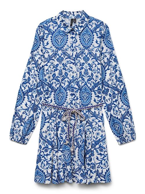 VERO MODA Blusekjole 'VMBrenda'  blå / himmelblå / hvid