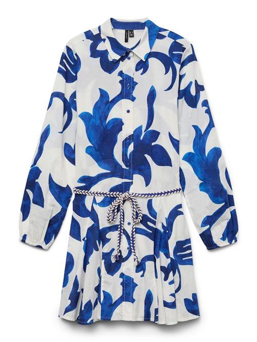 Se VERO MODA Blusekjole 'VMBrenda'  blå / hvid ved About You