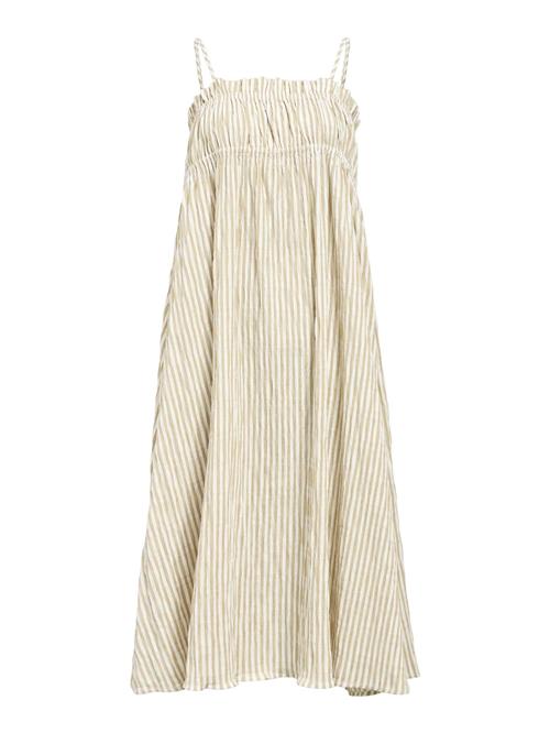 OBJECT Sommerkjole 'OBJFine'  beige / hvid