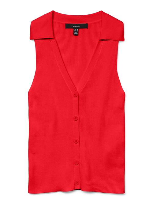 VERO MODA Strikvest 'VMWillow'  rød