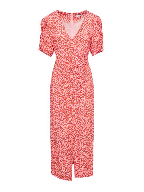 Laurella Kjole  orange / lyserød