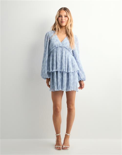 Nelly - Blomstret - Fine Pleated Dress