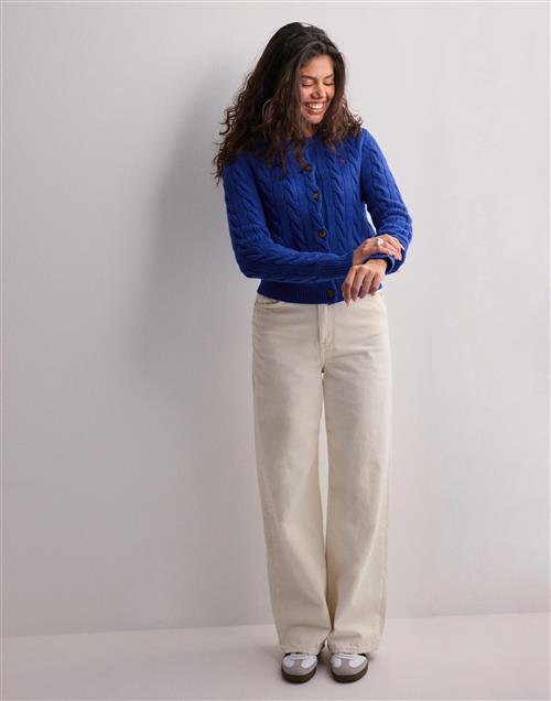 Polo Ralph Lauren - Lilla - Wl Cash Crdi-Long Sleeve-Cardigan