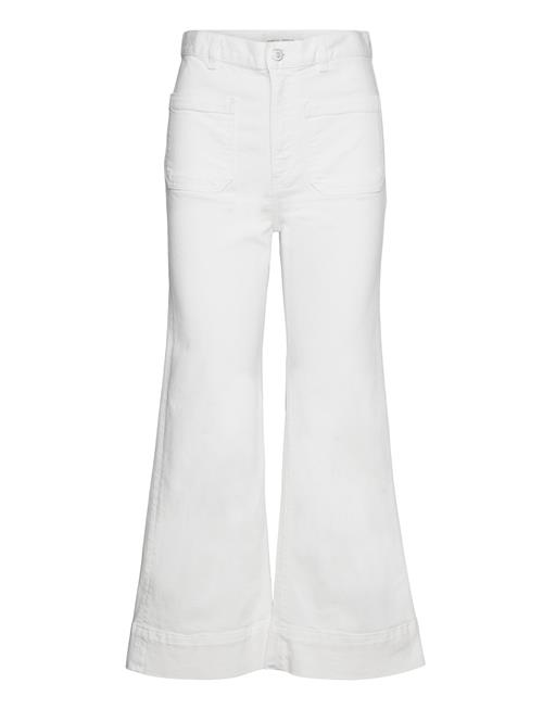 Sw012 St Monica Cropped Jeans Jeanerica White