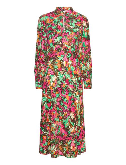 Yasming Ls Midi Dress S. YAS Patterned