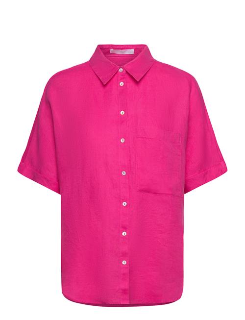 Pocket Linen Shirt Mango Pink