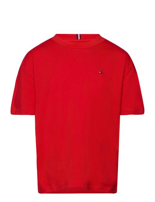 Essential Tee S/S Tommy Hilfiger Red