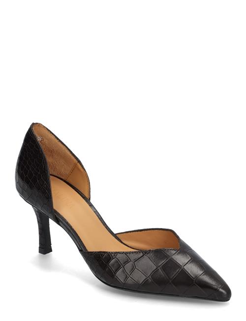 Se Kaya Leather Pumps Malina Brown ved Booztlet
