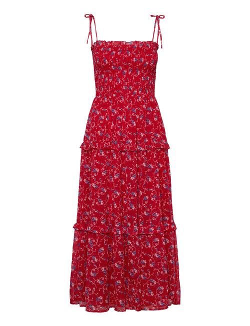Tjw Aop Chiffon Maxi Dress Ext Tommy Jeans Red
