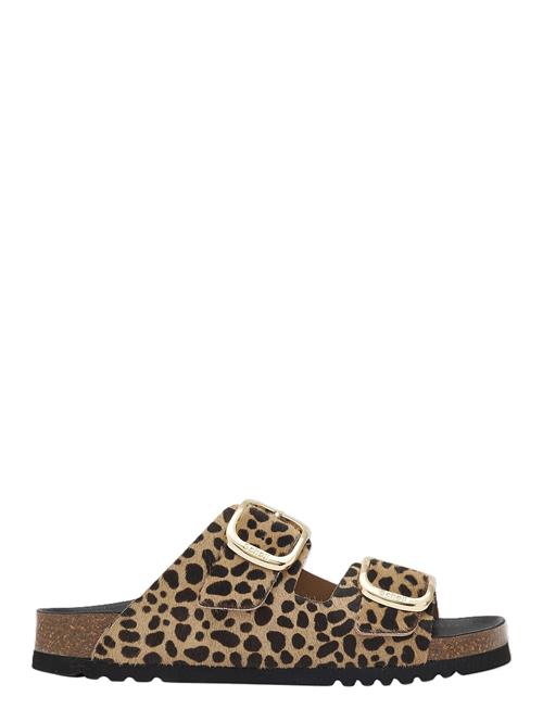 Se Sl Noelle Leather Leopard Scholl Patterned ved Booztlet