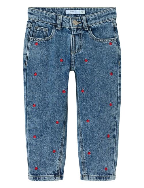 Nmfbella Mom Emb Jeans 3285-Be Noos Name It Blue