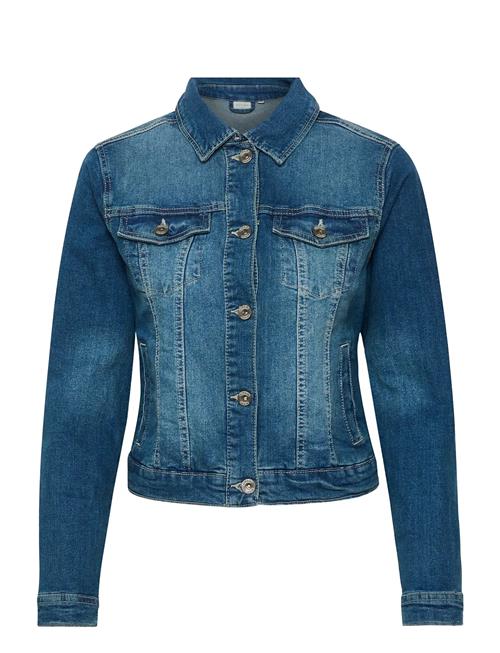 Lisa Denim Jacket Cream Blue