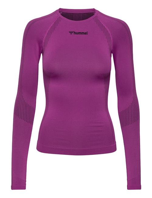 Hmlshaping Seamless T-Shirt L/S Hummel Purple