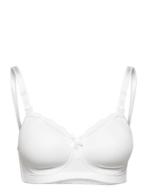 Mama Nursing Bra Padded Cups Abecita White