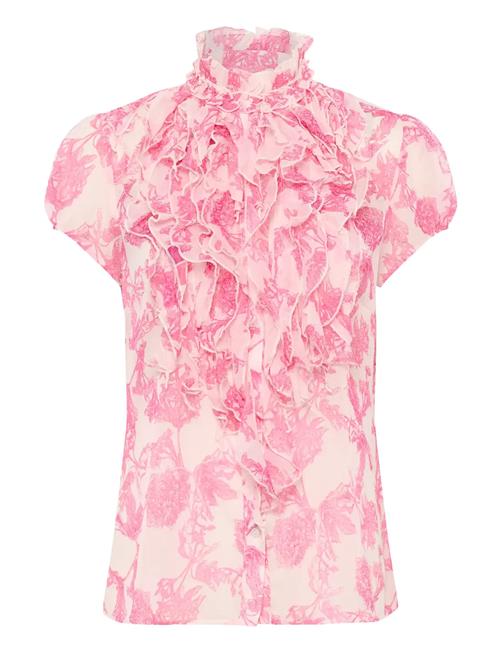 Liljasz Crinkle Ss Shirt Saint Tropez Pink