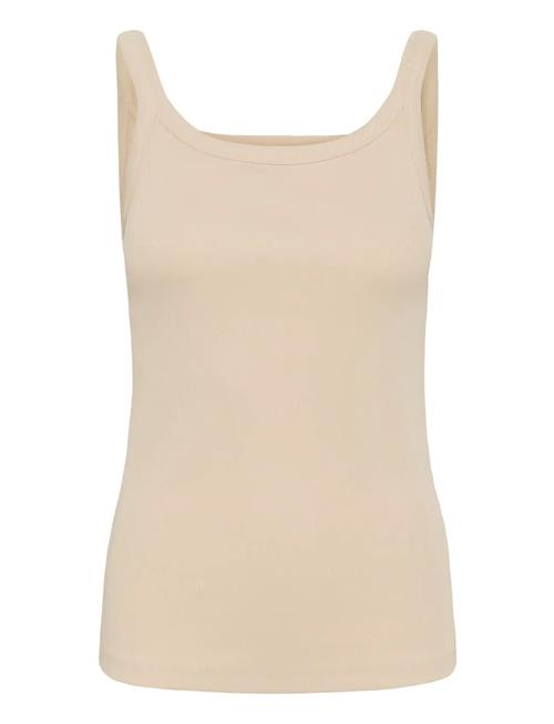 Kacarna Tank Top Kaffe Beige