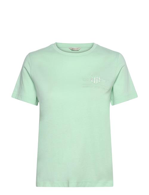 Reg Tonal Shield Ss T-Shirt GANT Green